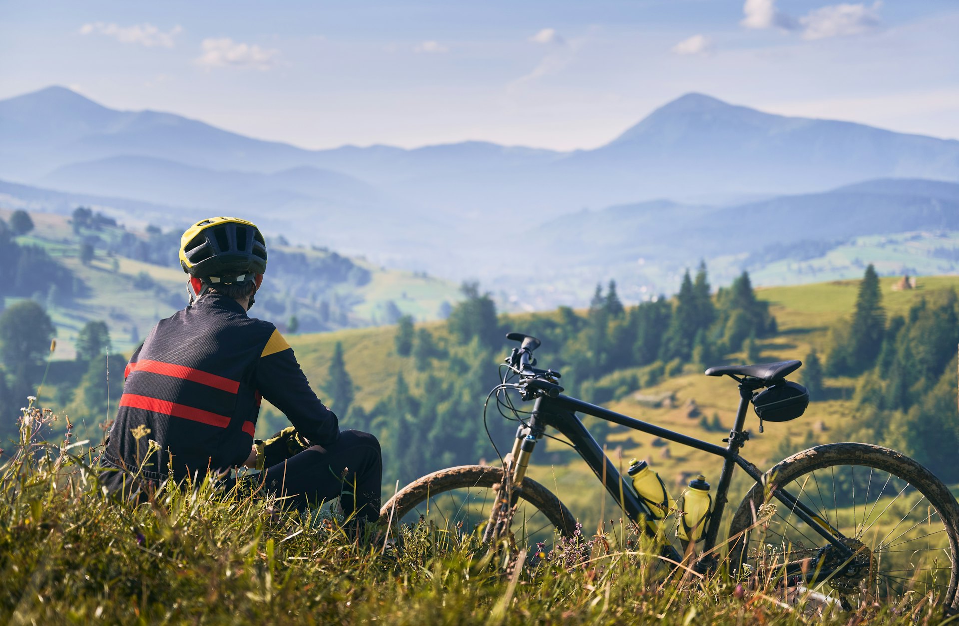 mountain biking in Vail in summer
