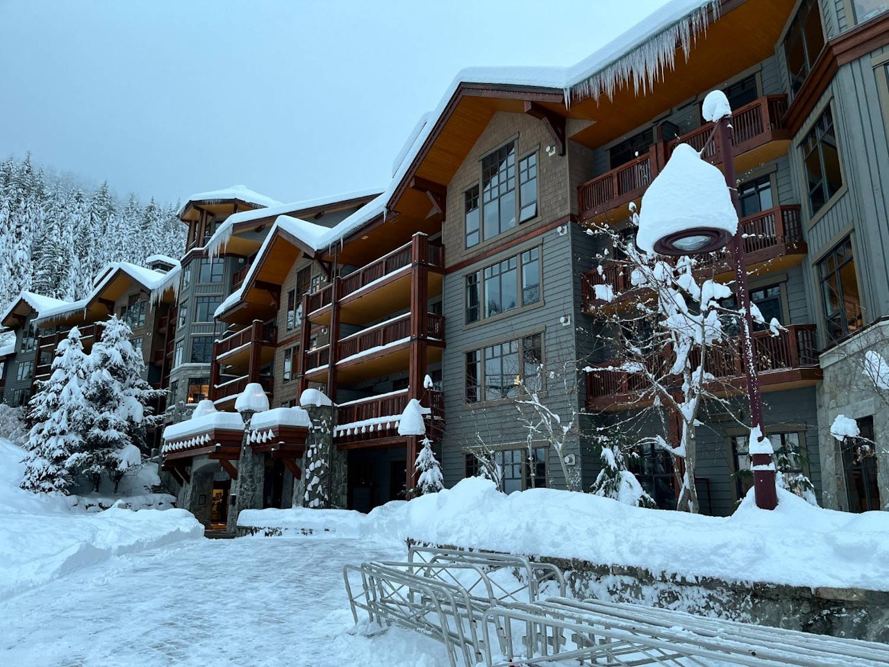 Whistler Creekside at Whistler Blackcomb in British Columbia, Canada.