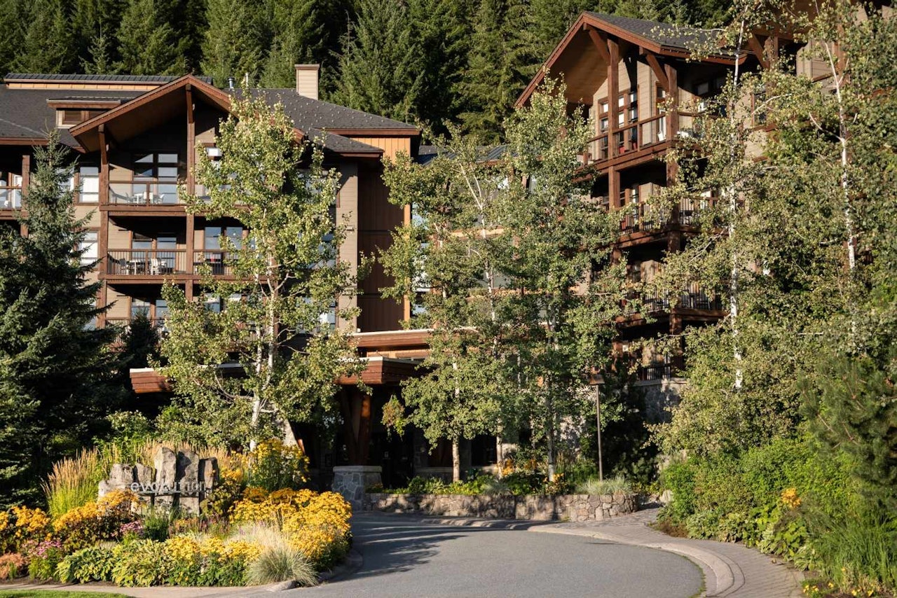 Evolution Exterior at Whistler Blackcomb in British Columbia, Canada.