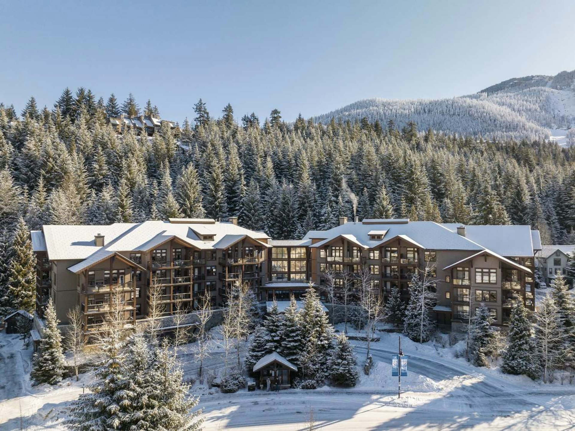 Accommodations at Whistler Blackcomb in British Columbia, Canada.