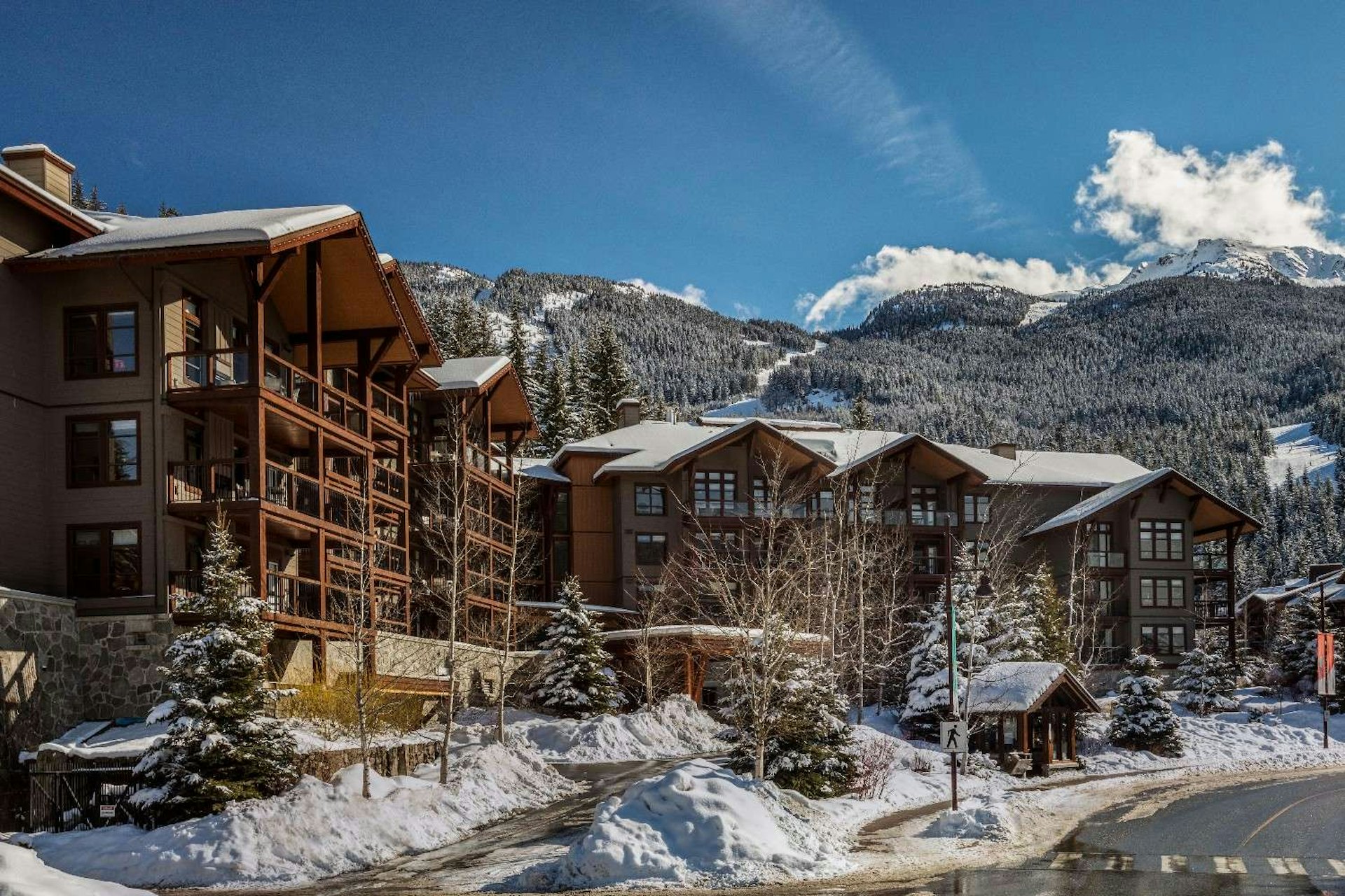 Evolution Exterior at Whistler Blackcomb in British Columbia, Canada.
