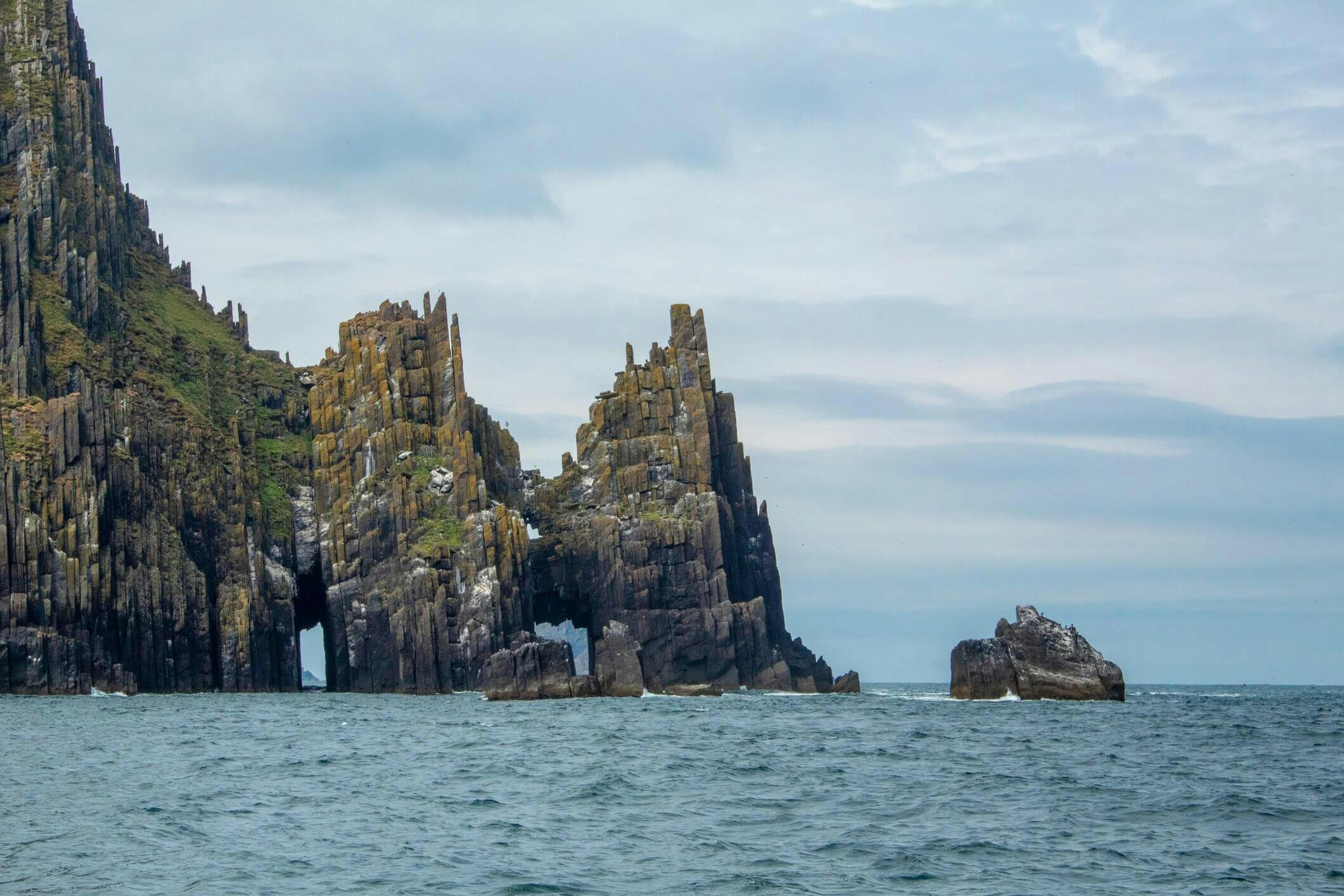 Cathedral Rock, Blasket Island, West Coast of Ireland