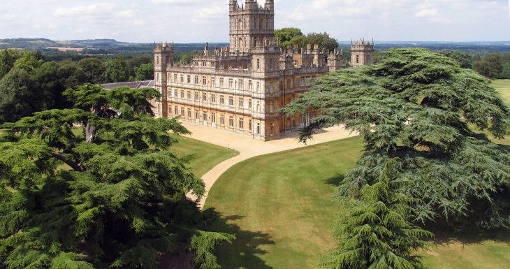 Highclere Castle, Hampshire, England: Film location for Downton Abbey