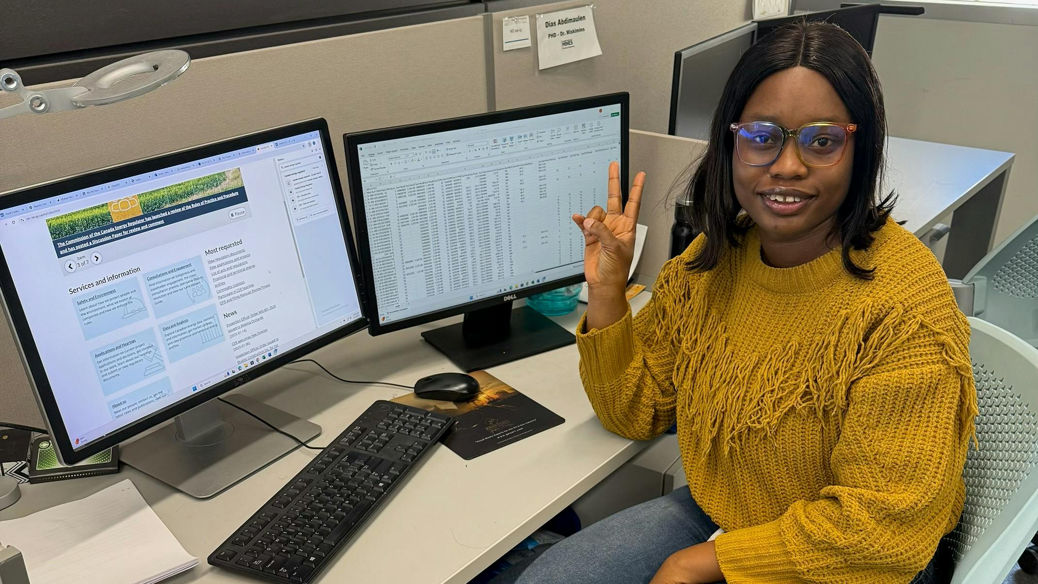 **Jane Onu**, a master’s student in petroleum engineering at the Colorado School of Mines, interned at Denver-based Gradient Geothermal.