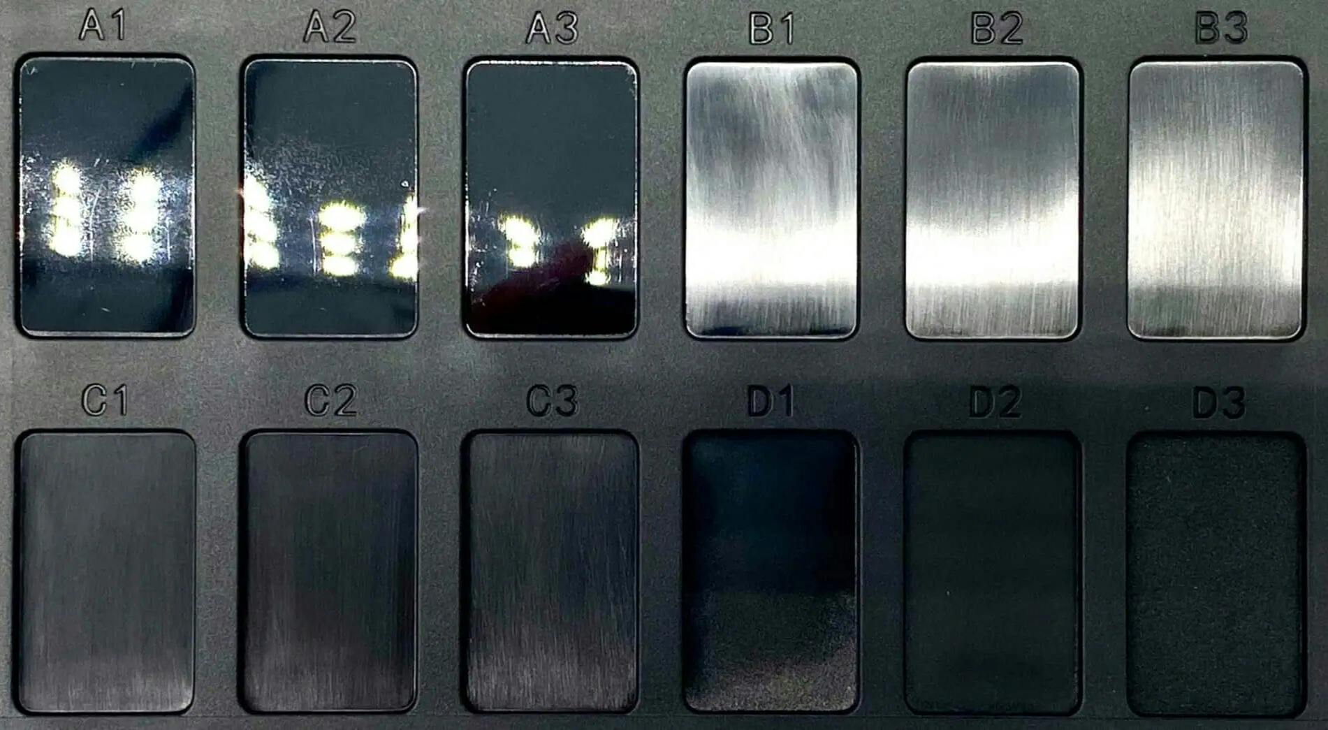 SPI injection moulding surface finish chart