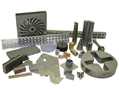 EDM machined parts