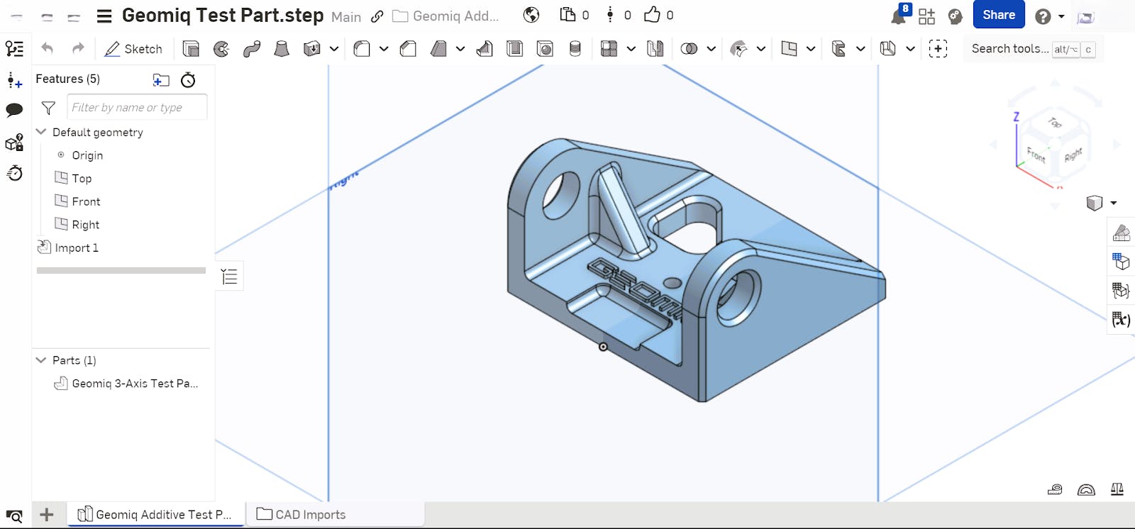 CAD model design