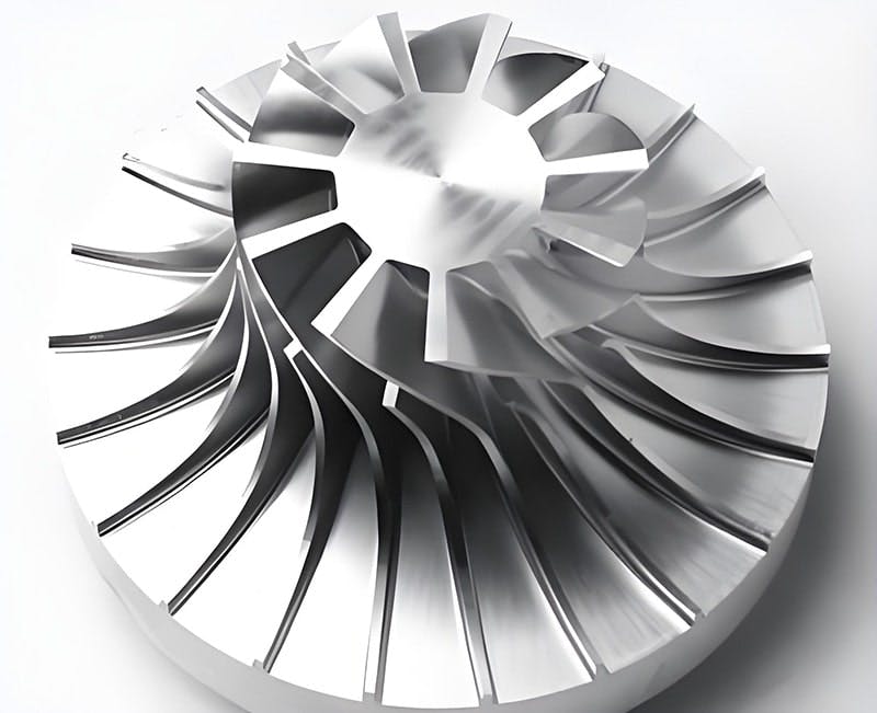 CNC machined aerospace component