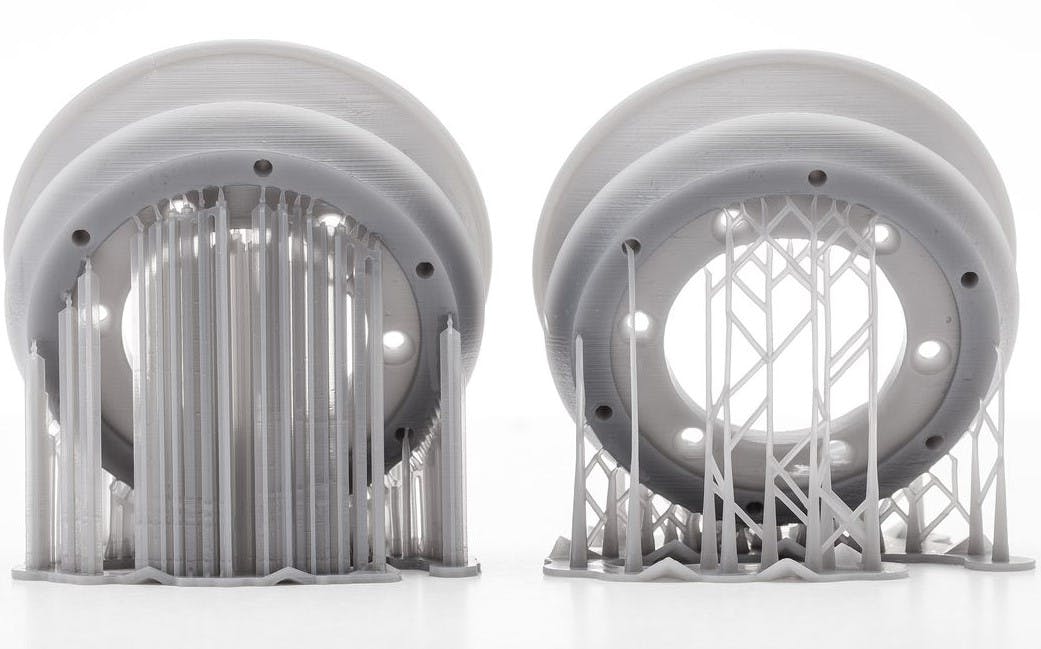 SLA 3D printing support structures