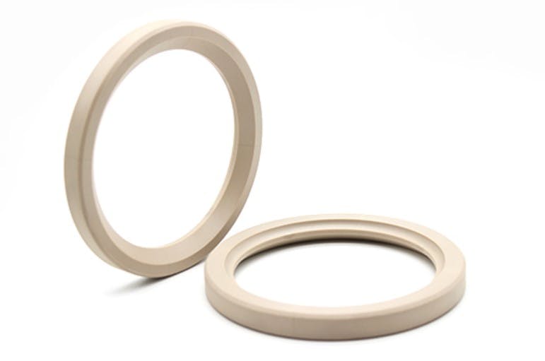 CNC Plastic PEEK-Sealing-Ring