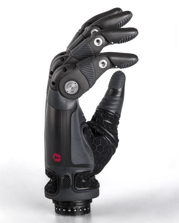 CNC plastic prosthetic hand