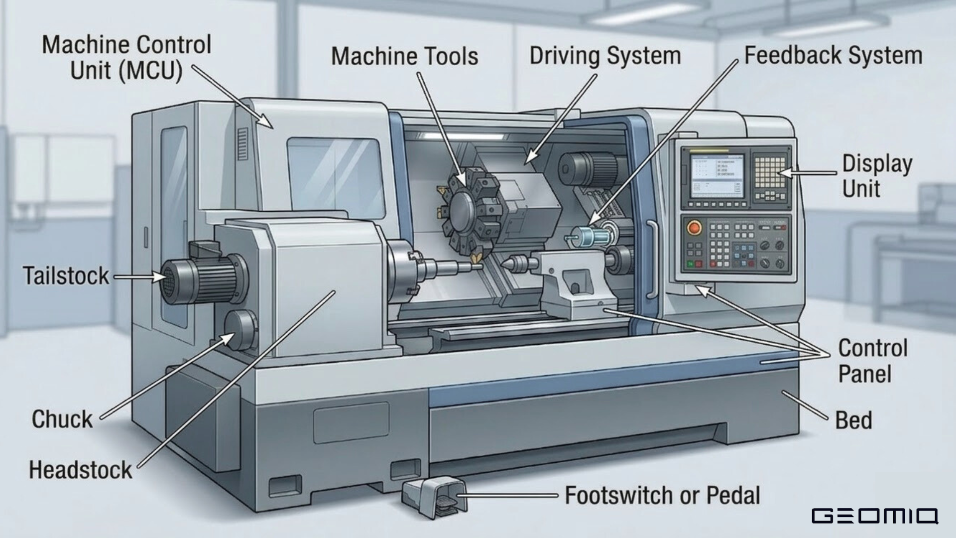Key Parts of a CNC Machine and Their Functions | Geomiq