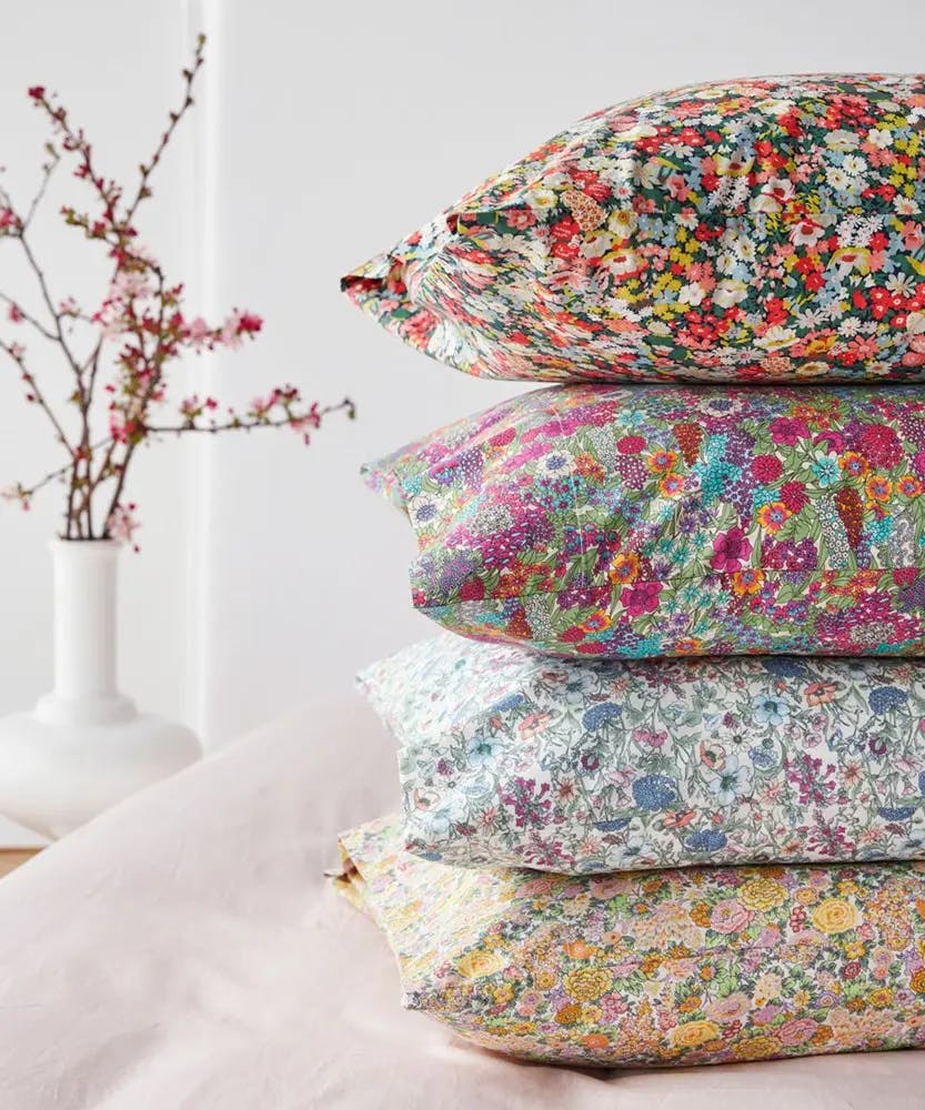 Liberty Bedding Pillowcases Stacked