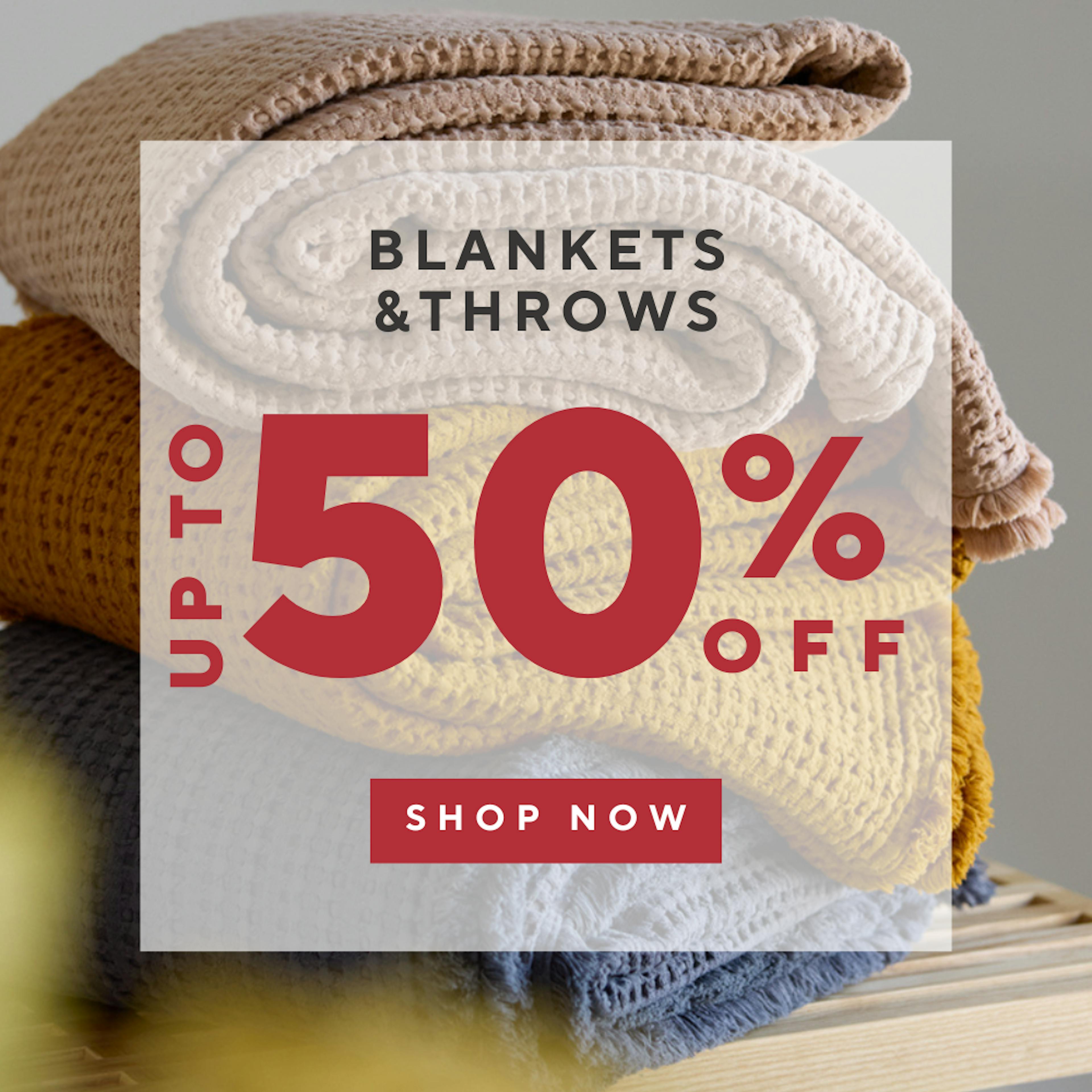 Blankets, Throws and Coverlets Promotion
