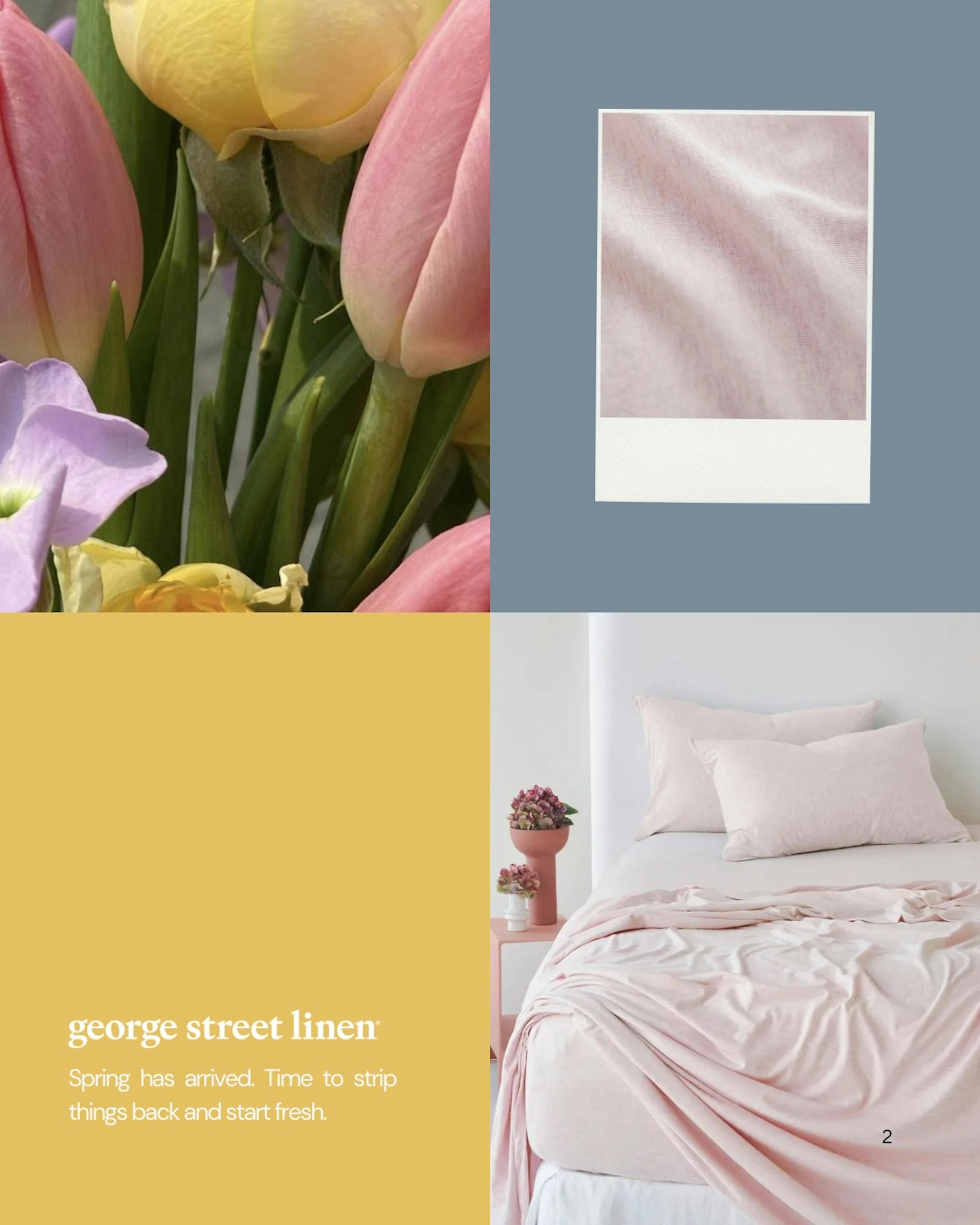 George Street Linen Spring Collage