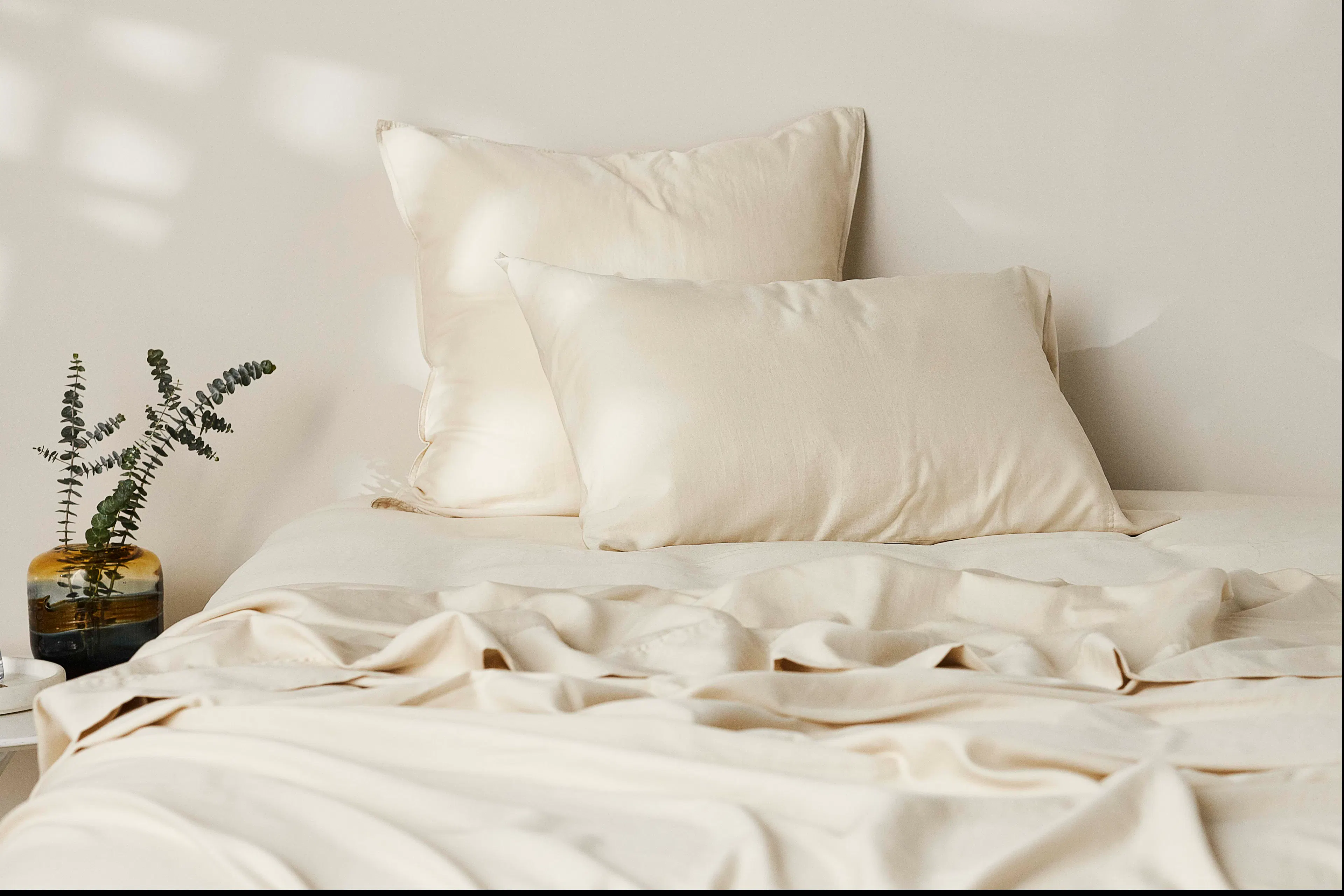 Soft Washed Cotton Sheet Set in Oatmeal