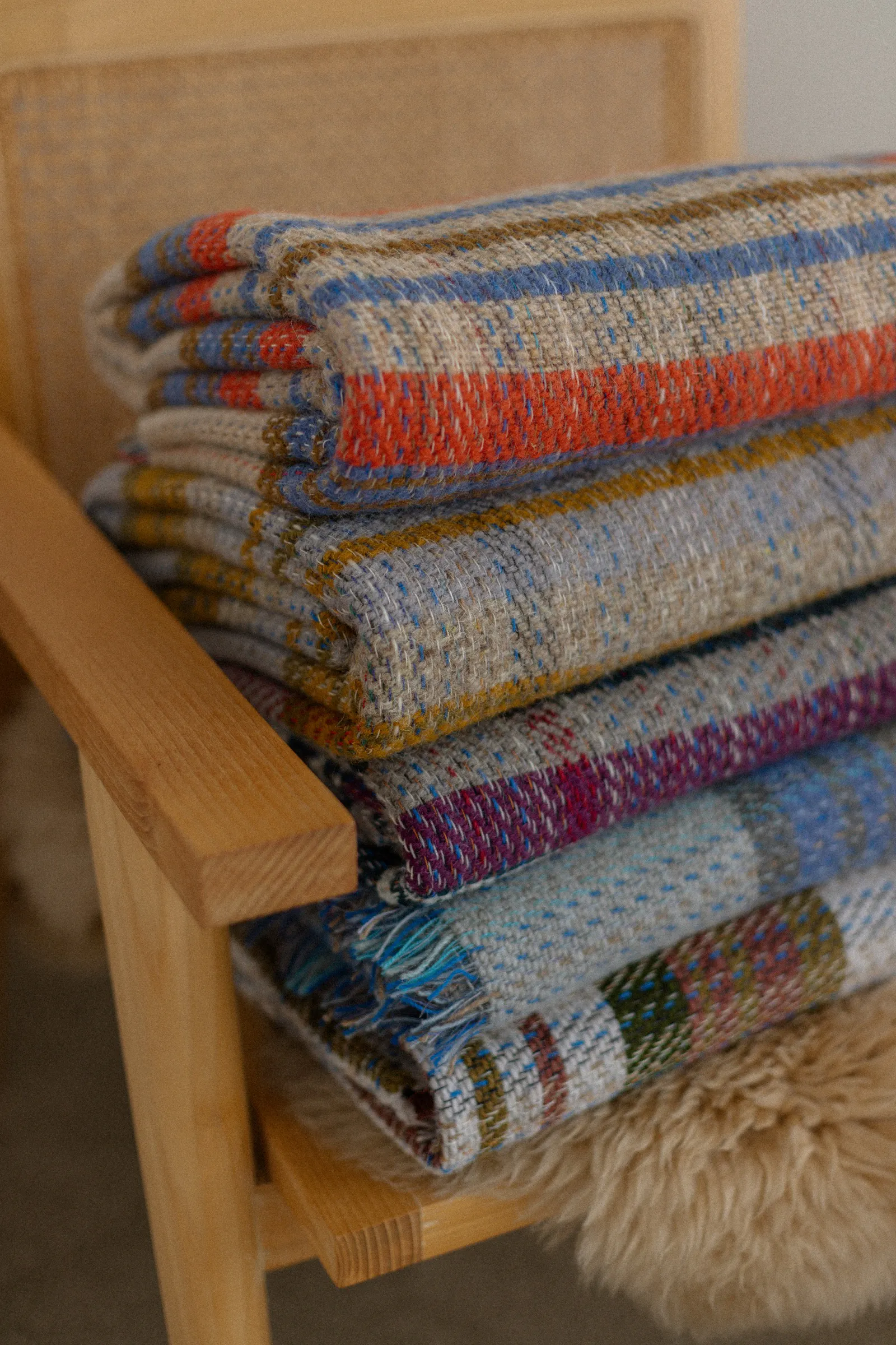 Recycled Wool Throw