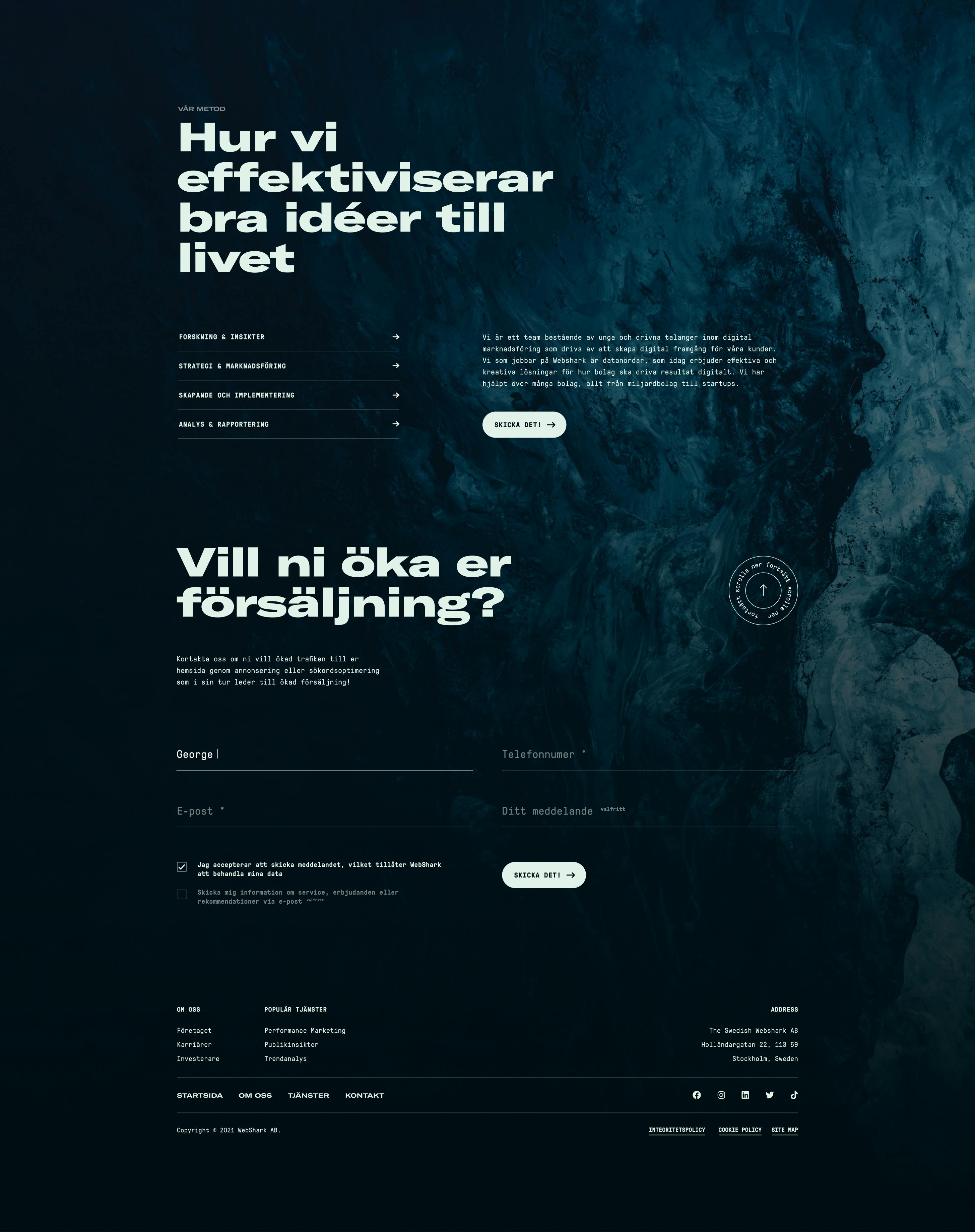 WebShark by GeorgeCht, design portfolio showcase