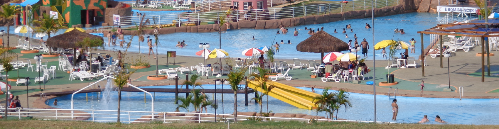 Parque aquático em Presidente Prudente.