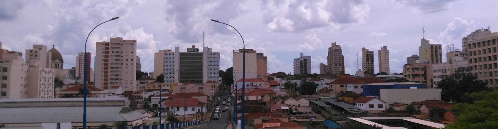 Vista da área urbana em Araraquara.