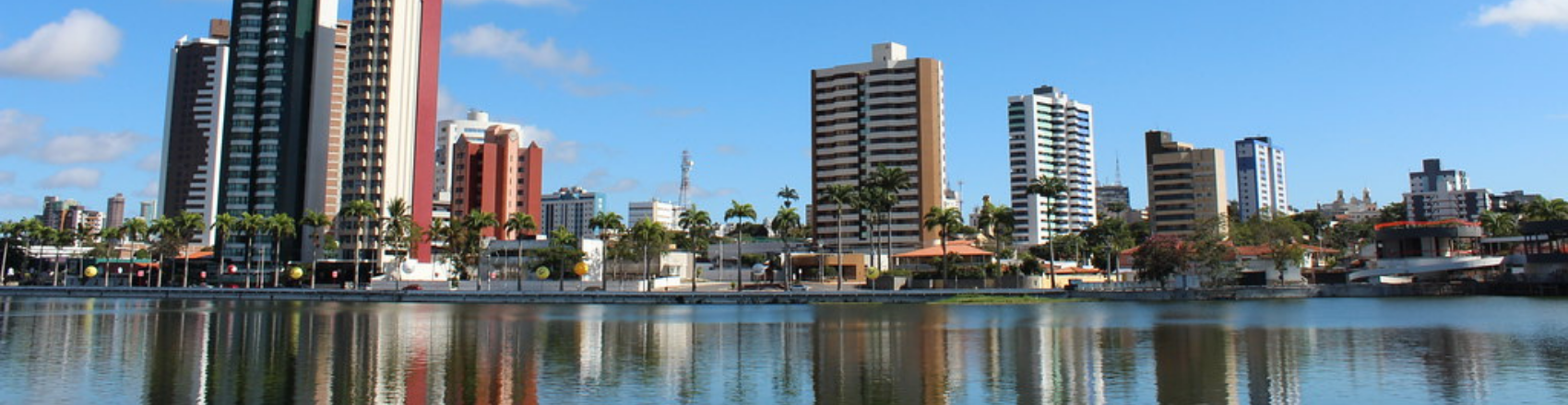 Vista do Açude Velho em Campina Grande.