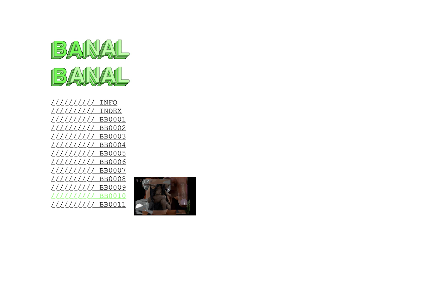 BANAL BANAL | Germano Dushá