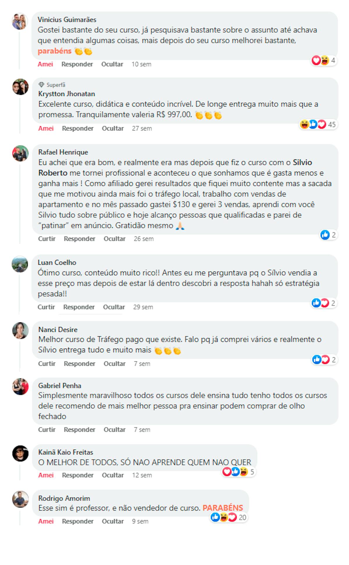 Comentários no facebook 4