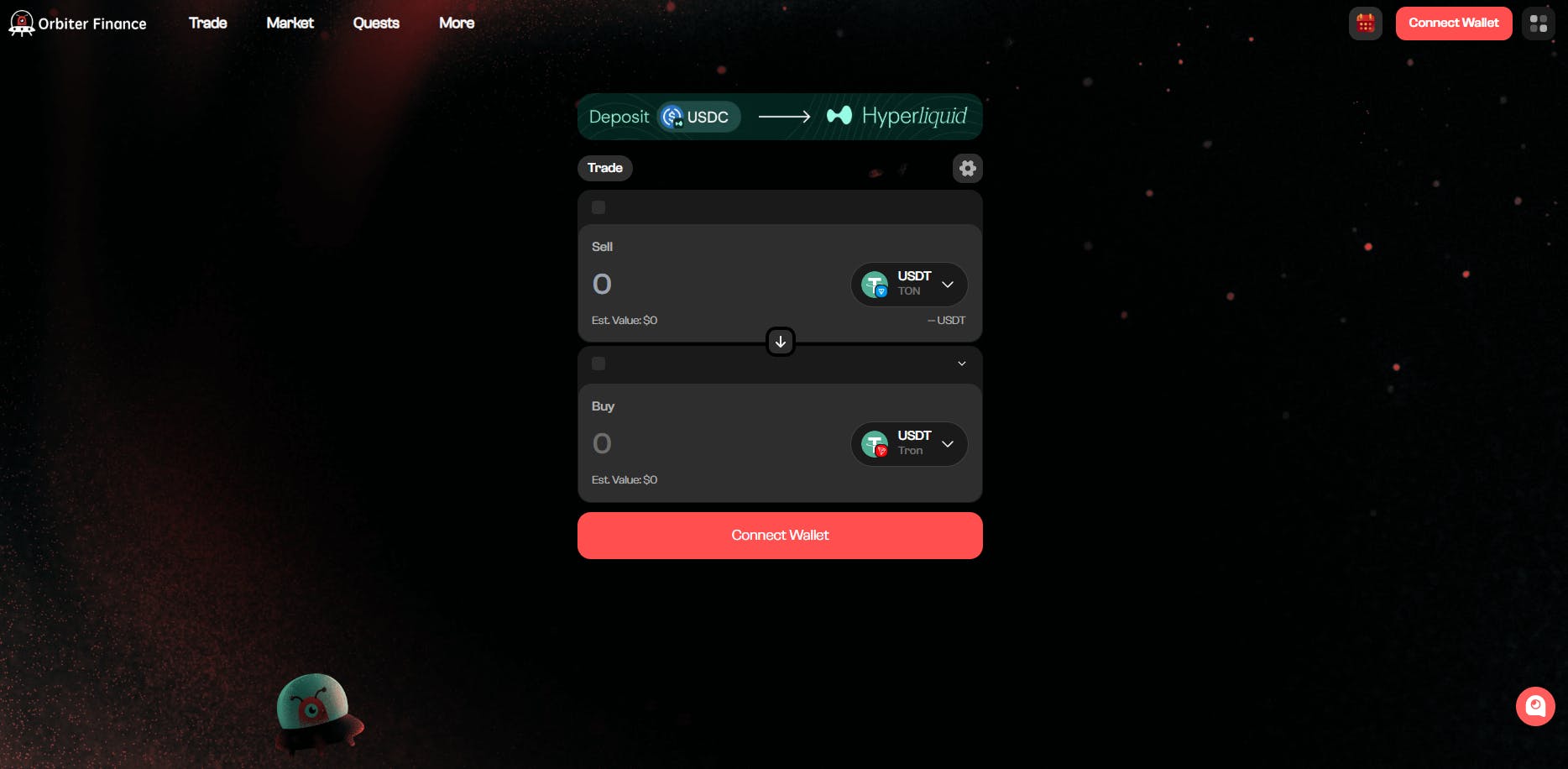 Orbiter Finance bridging interface