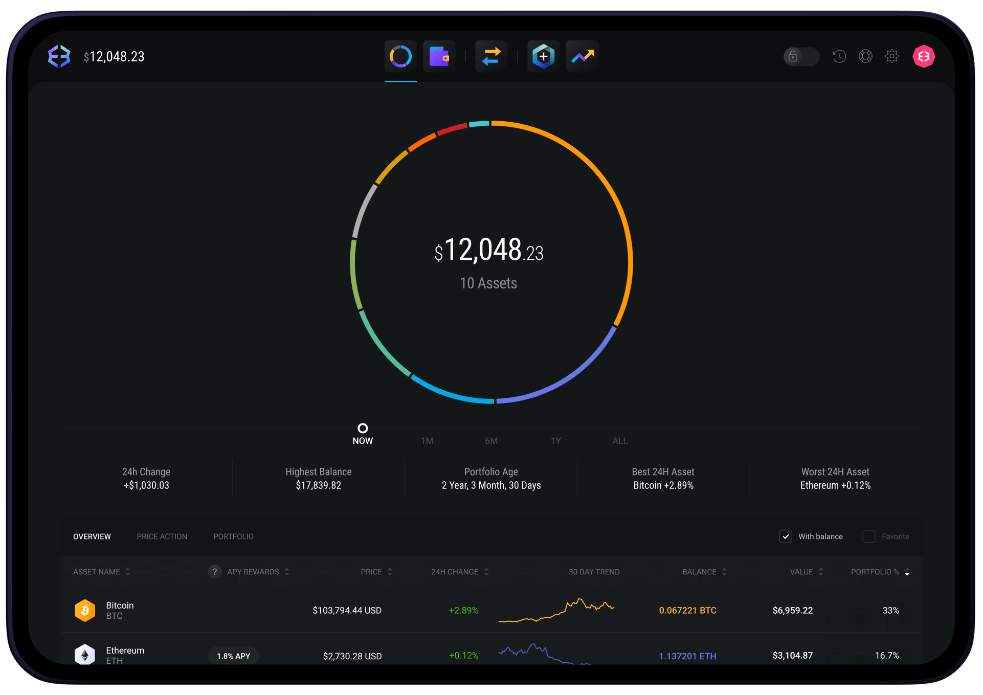 Exodus interface