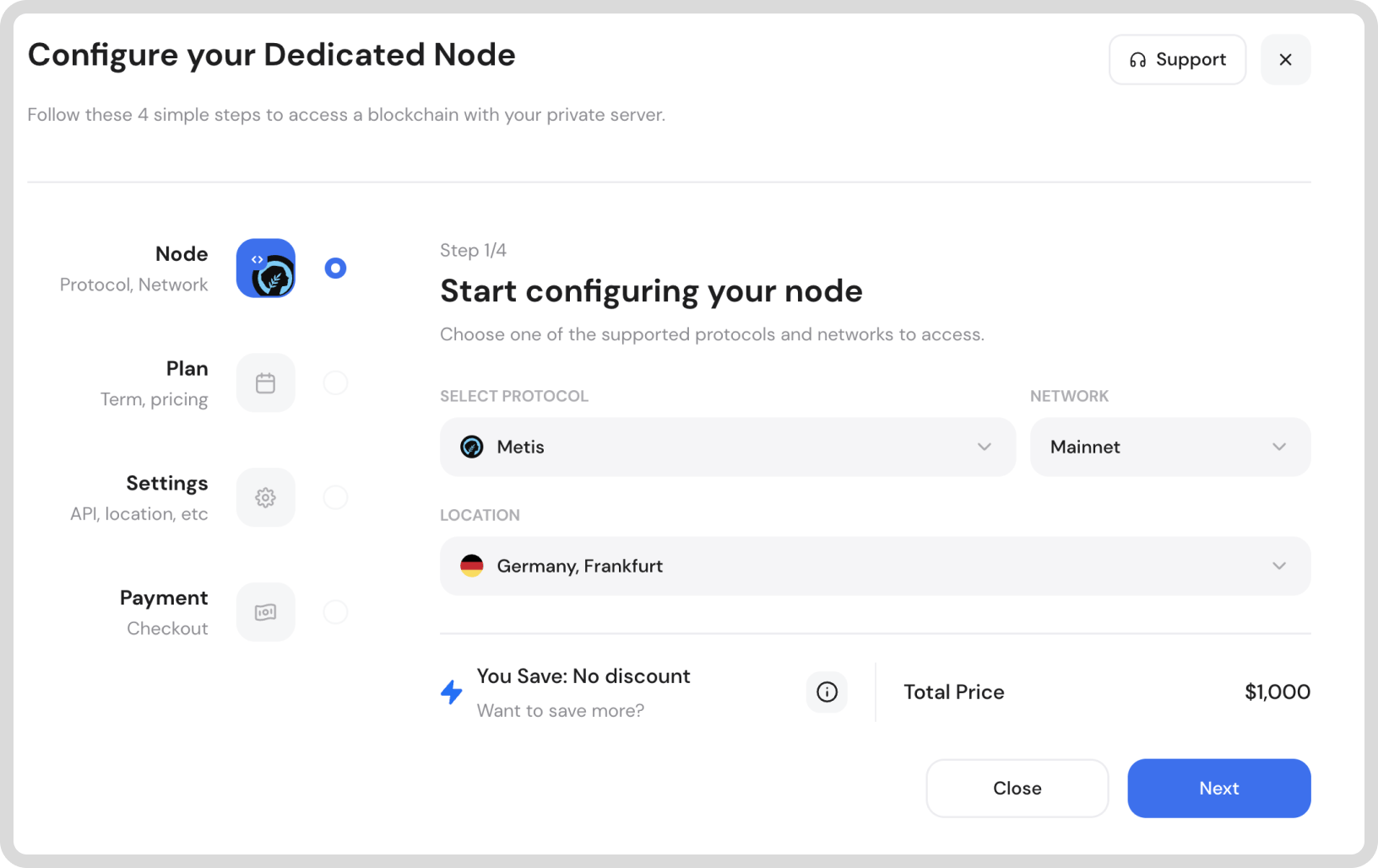 How to run a Metis RPC node