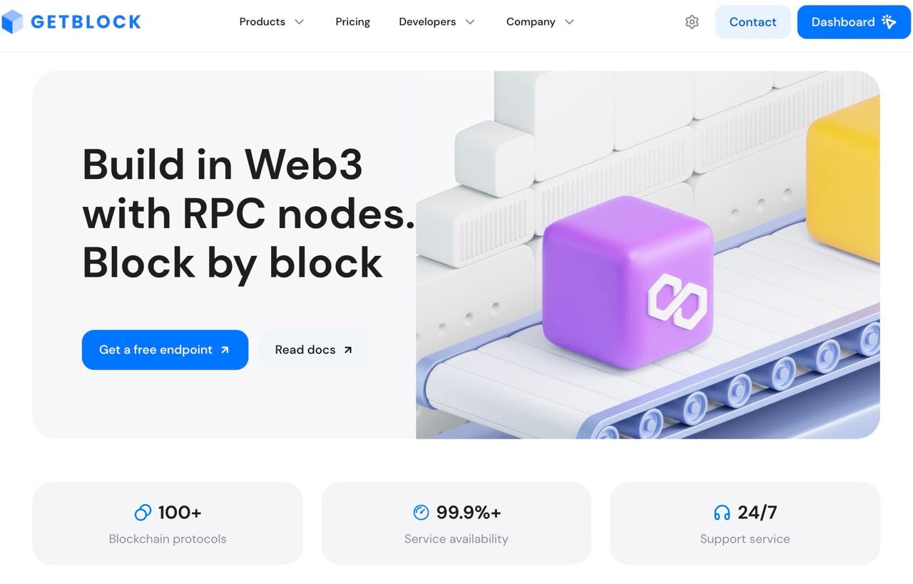 GetBlock RPC provider price, pros, and cons