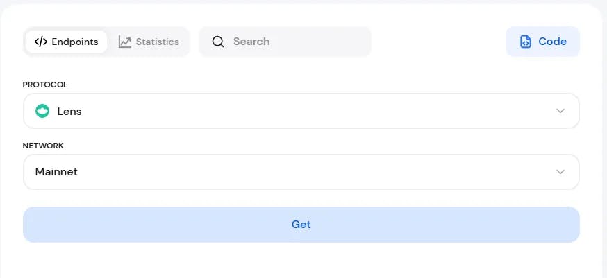 Getblock Lens dedicated nodes