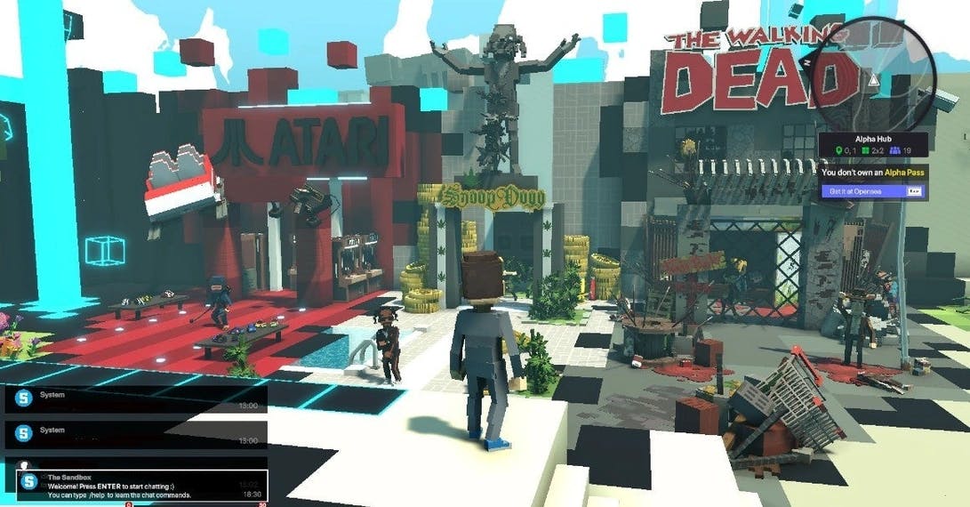 The Sandbox voxel-based world