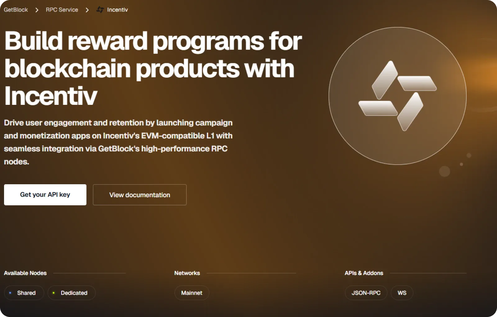 Connecting to Incentiv blockchain RPC