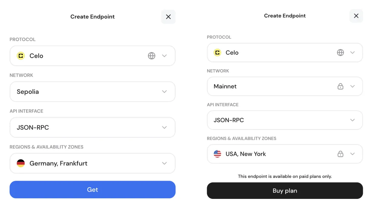 GetBlock free vs paid RPC services