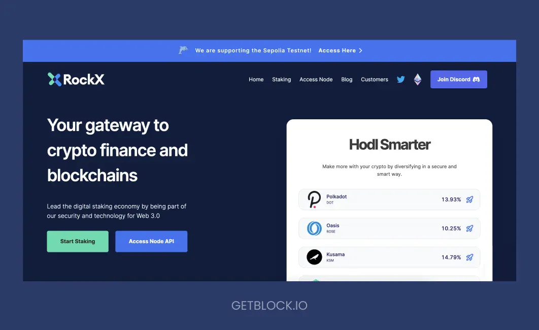RockX service page