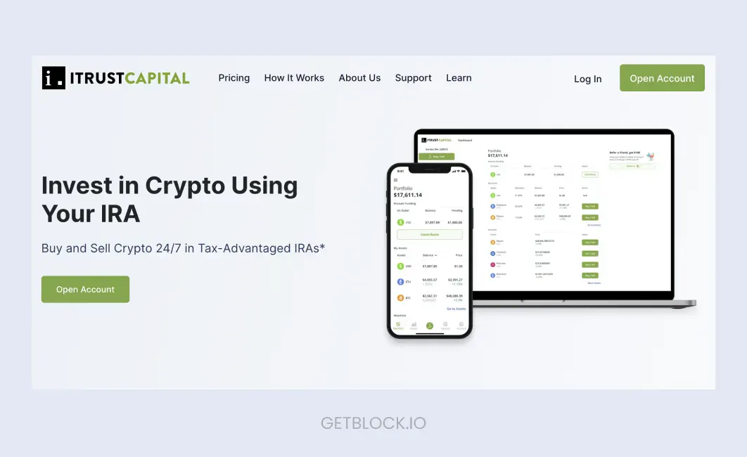 iTrust crypto platform