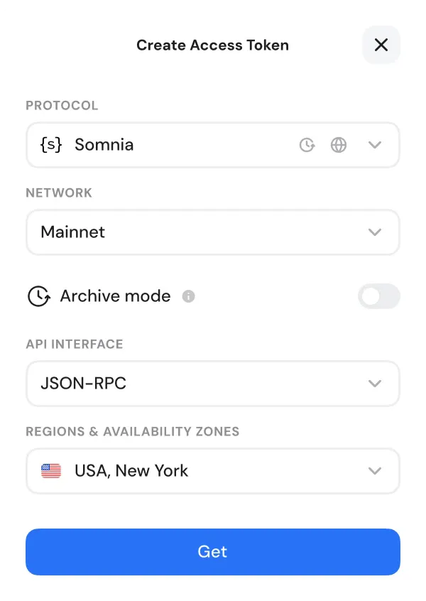 configuring and deploying Somnia nodes with GetBlock RPC provider