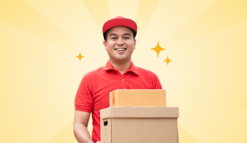 material handler with box