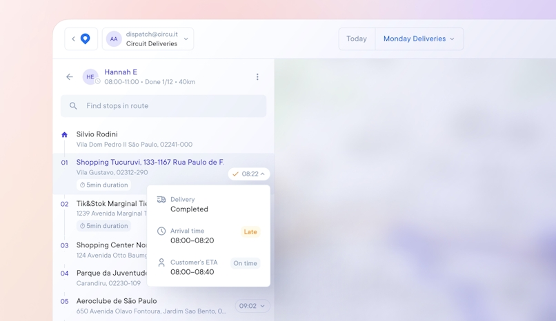 circuit for teams destinations