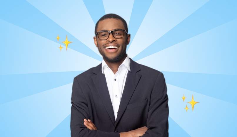 happy business owner