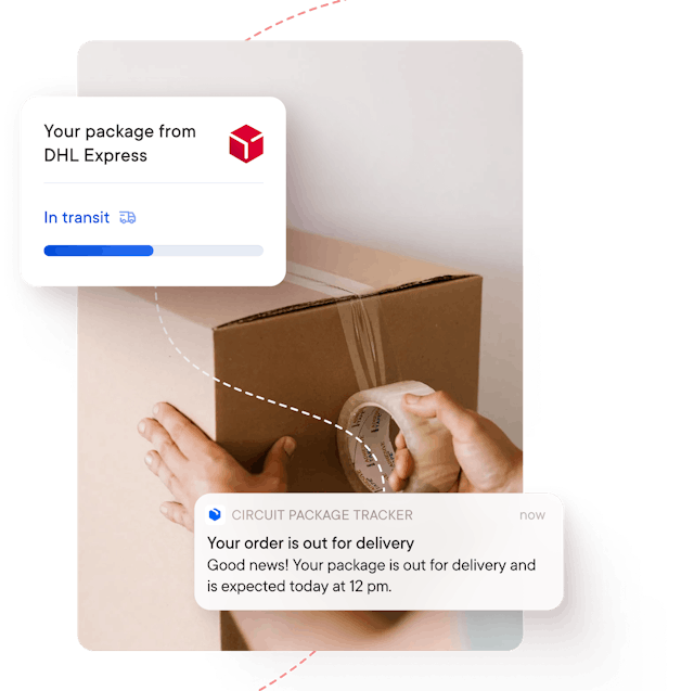 Amazon tracking Circuit package tracker