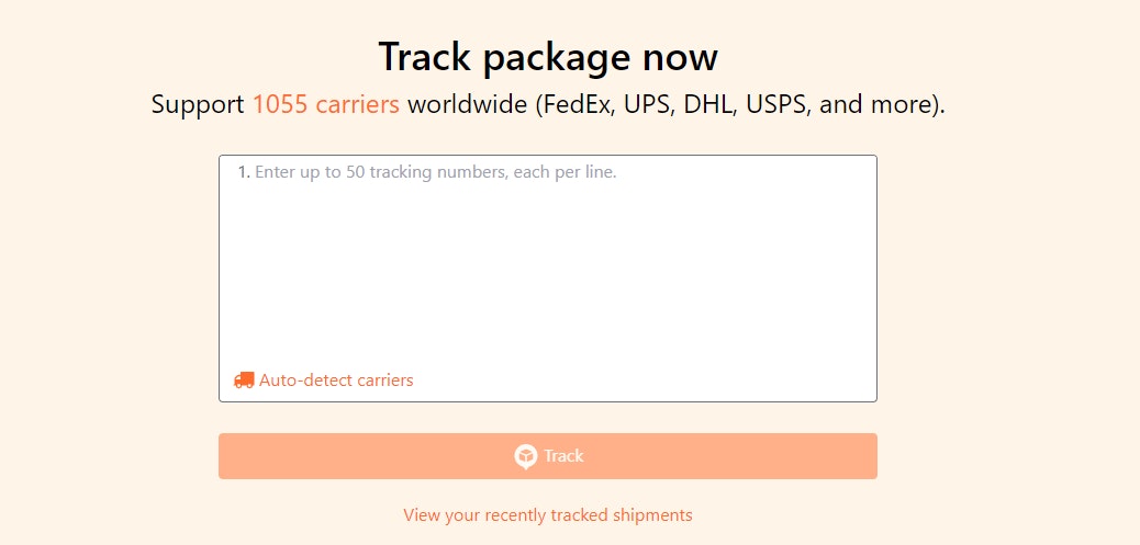 Tracking Pandora with AfterShip, a shipment tracking platform. The image displays a user-friendly interface with clear instructions to input your tracking number and email to access real-time tracking updates.