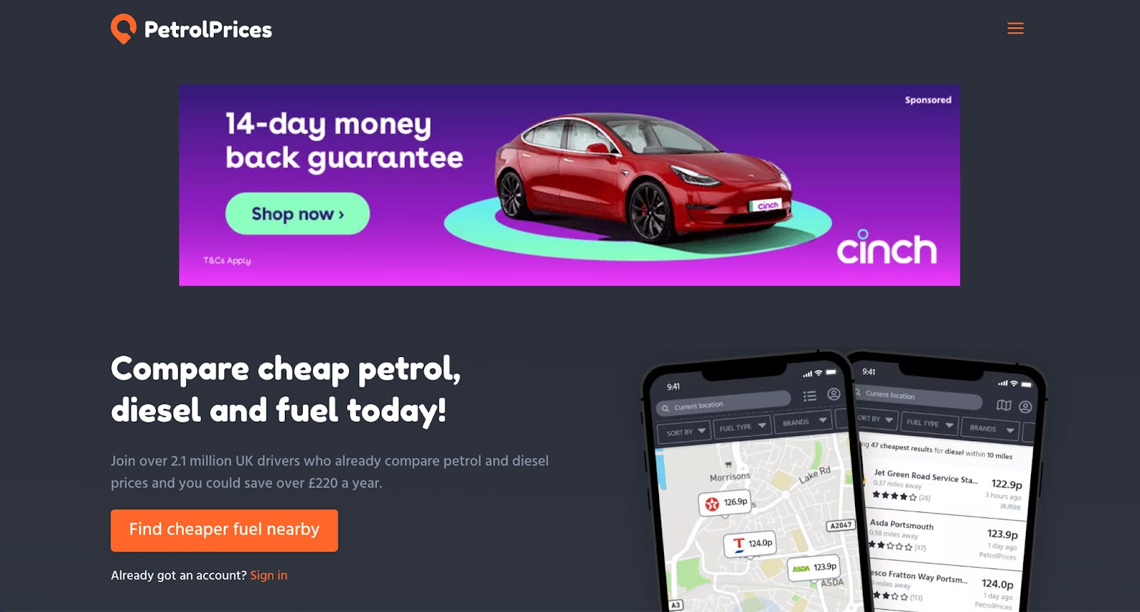 petrolprices app