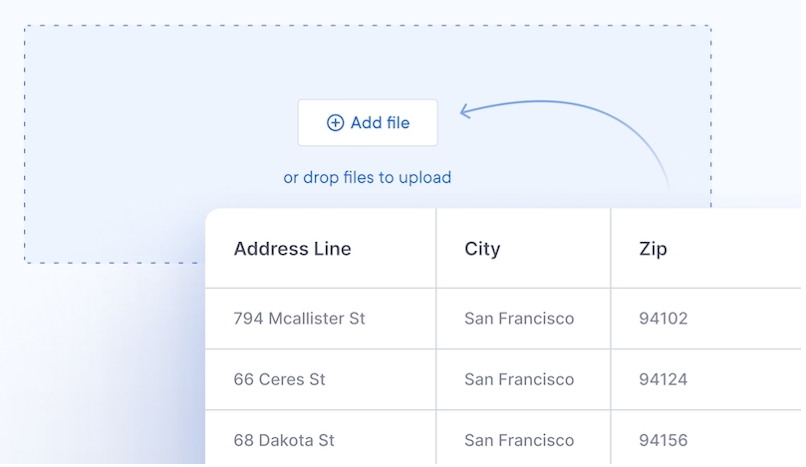 import addresses in circuit for teams