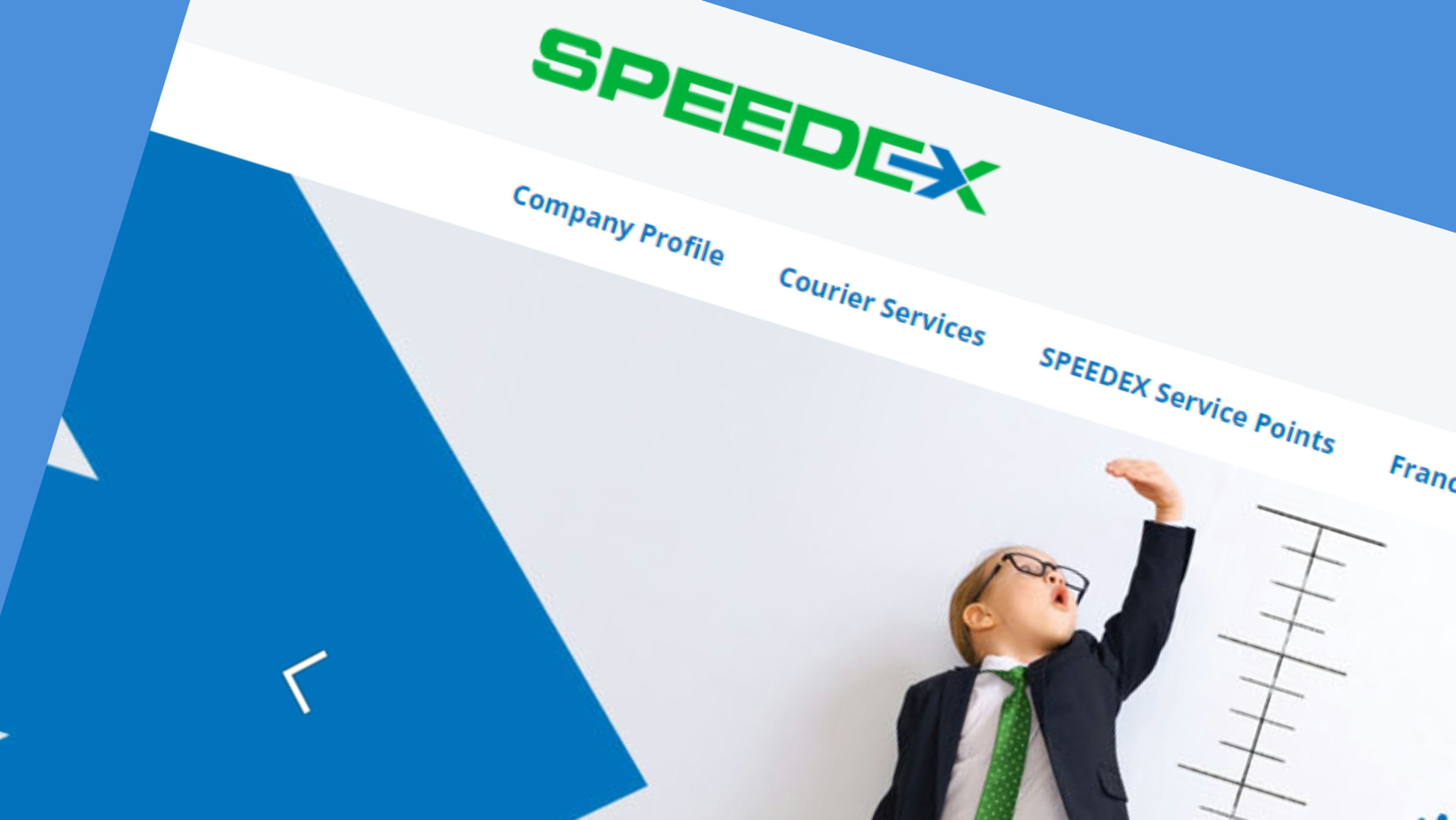 Screen capture of the SPEEDEX website.