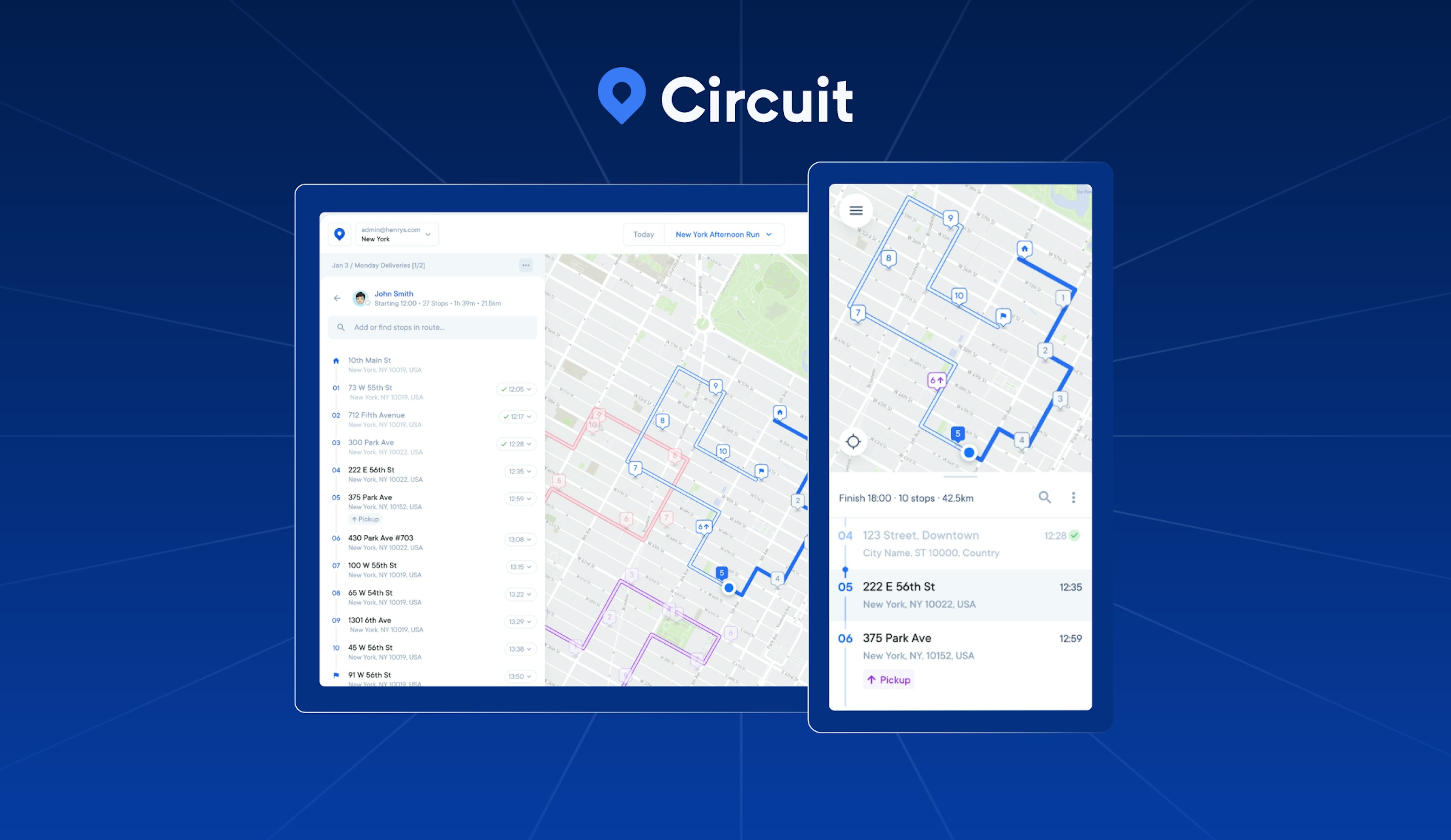 circuit route planner pc and mobile