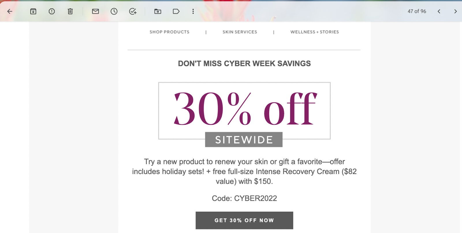 cyber monday coupon code