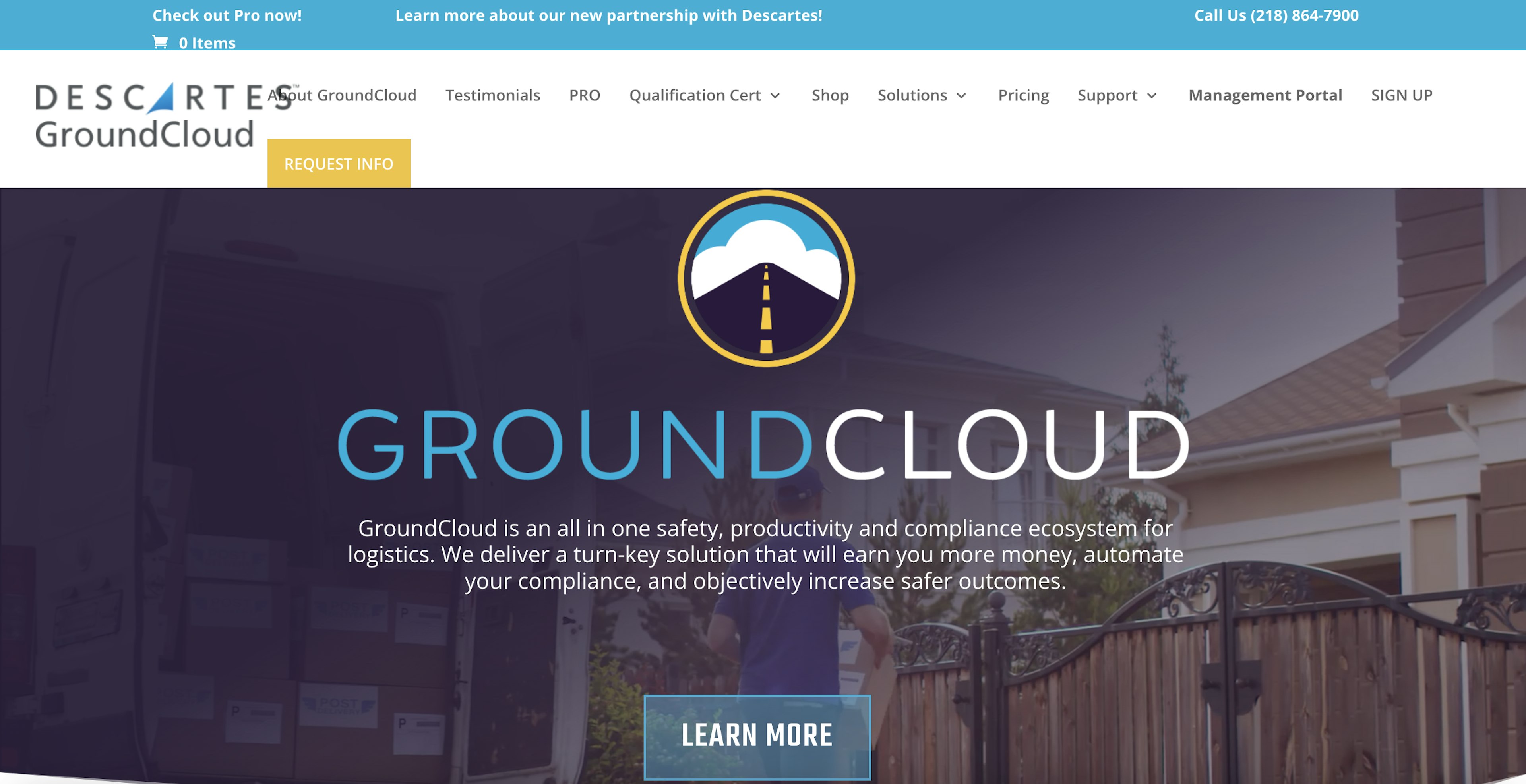 GroundCloud home page