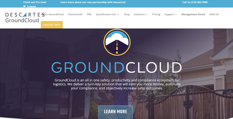 GroundCloud home page